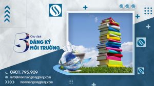 5 quy định về đăng ký môi trường