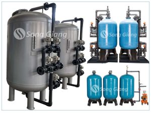 Bồn lọc áp lực Composite trong lọc nước giếng khoan
