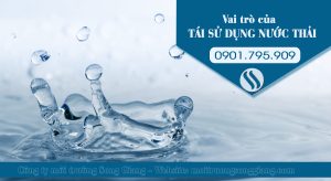 Vai trò của việc tái sử dụng nước thải
