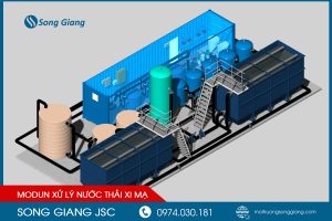 Module xử lý nước thải xi mạ