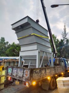 Bể lắng lamen công suất 15 m3/h