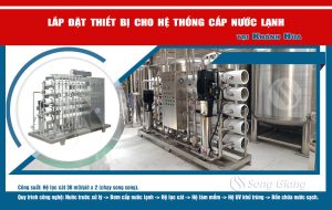 Lắp đặt thiết bị hệ thống cấp nước lạnh