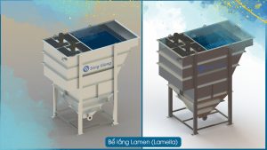 Ưu điểm của bể lắng Lamen so với các bể lắng khác